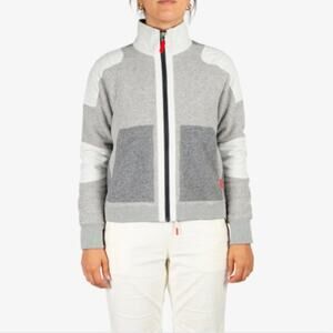 TOPO DESIGN GLOBAL FULL ZIP SWEATER WOMEN MEDIUM